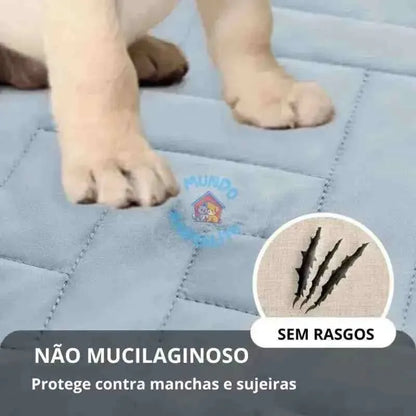 Capa Protetora de Sofá Impermeável, Antiderrapante para Pets - Mundo Animalito