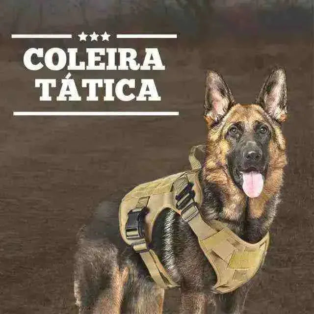 Coleira Peitoral Militar Anti Puxão Para Cães | Mundo Animalito - Mundo Animalito