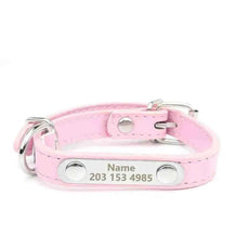 Coleira Personalizada De Couro Para Cachorros e Gatos | Mundo Animalito - Mundo Animalito