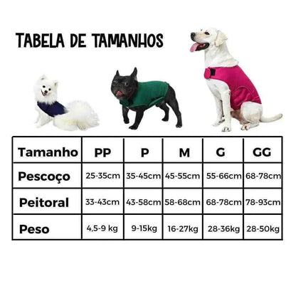 Colete Anti Pânico Para Cães - Antistress e Antiansiedade - Mundo Animalito