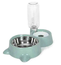 Comedouro Compacto com Dispenser de Água - Mundo Animalito