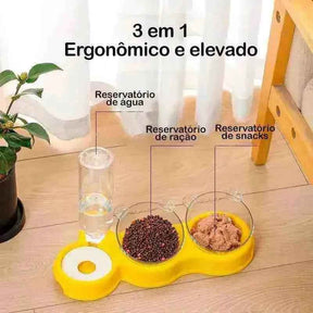 Comedouro e Bebedouro para Cães e Gatos - Mundo Animalito