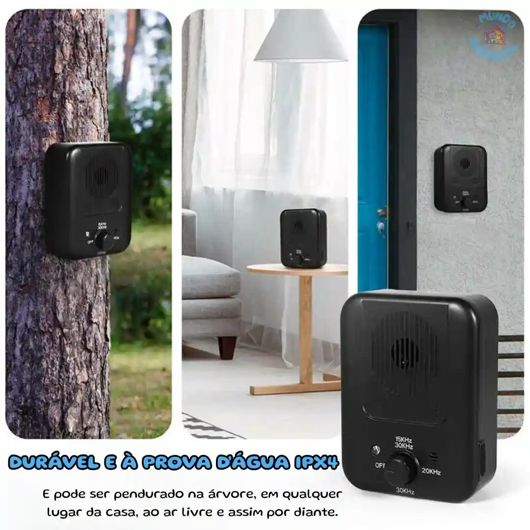 Dispositivo Anti Latido Ultrassônico, Recarregável a Prova D'Água para Cães - Mundo Animalito