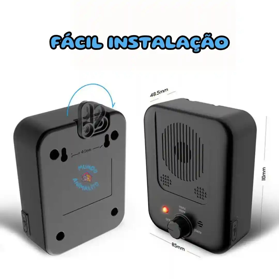 Dispositivo Anti Latido Ultrassônico, Recarregável a Prova D'Água para Cães - Mundo Animalito