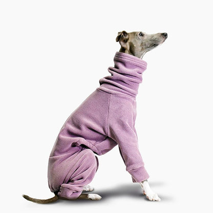 Macacão Fleece para Galgo Italiano e Whippet — Pijama de Frio