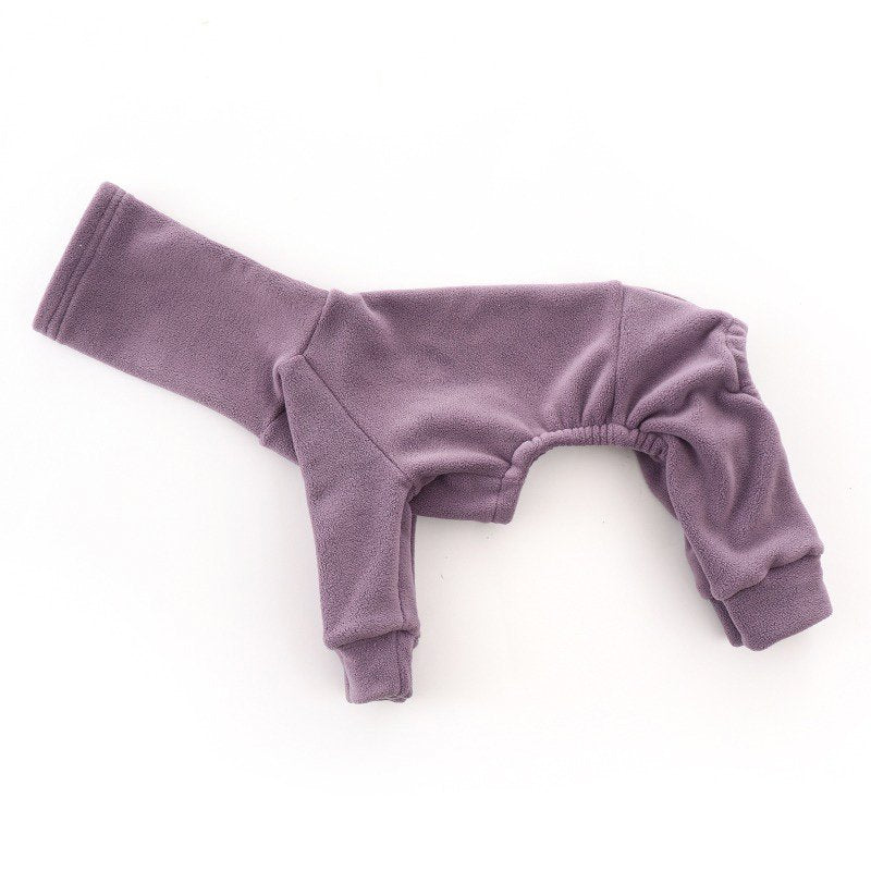 Macacão Fleece para Galgo Italiano e Whippet — Pijama de Frio