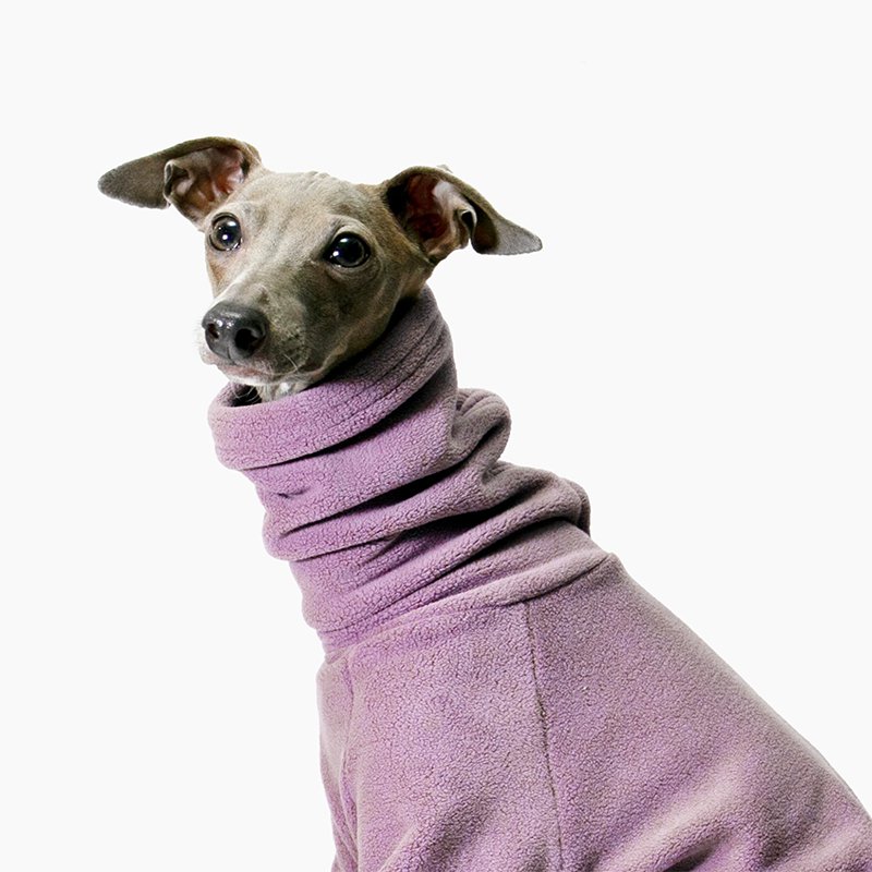 Macacão Fleece para Galgo Italiano e Whippet — Pijama de Frio