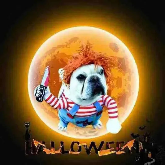 Fantasia Para Cachorros - Boneco Chucky Halloween - Mundo Animalito