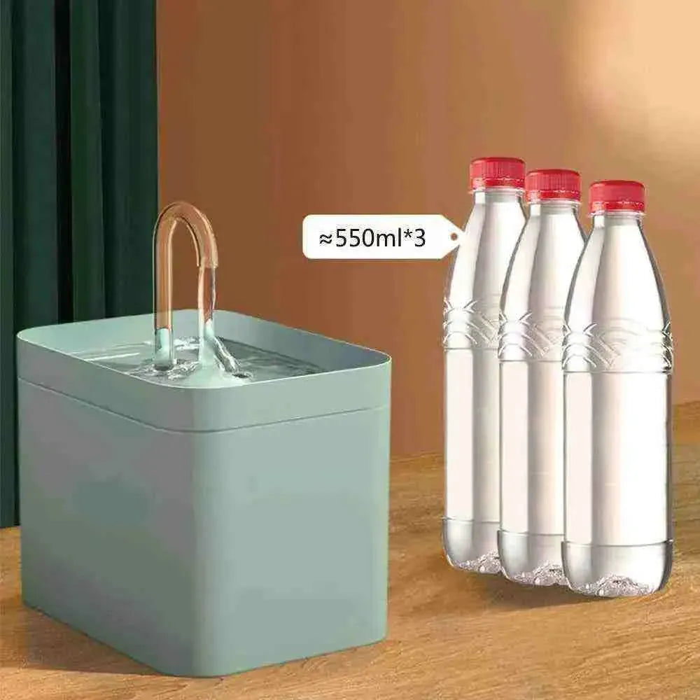 Fonte de Água Automática de 1,5L para Gatos | 110V-220V - Mundo Animalito