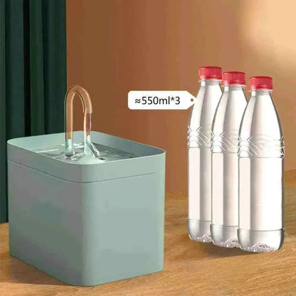 Fonte de Água Automática de 1,5L para Gatos | 110V-220V - Mundo Animalito