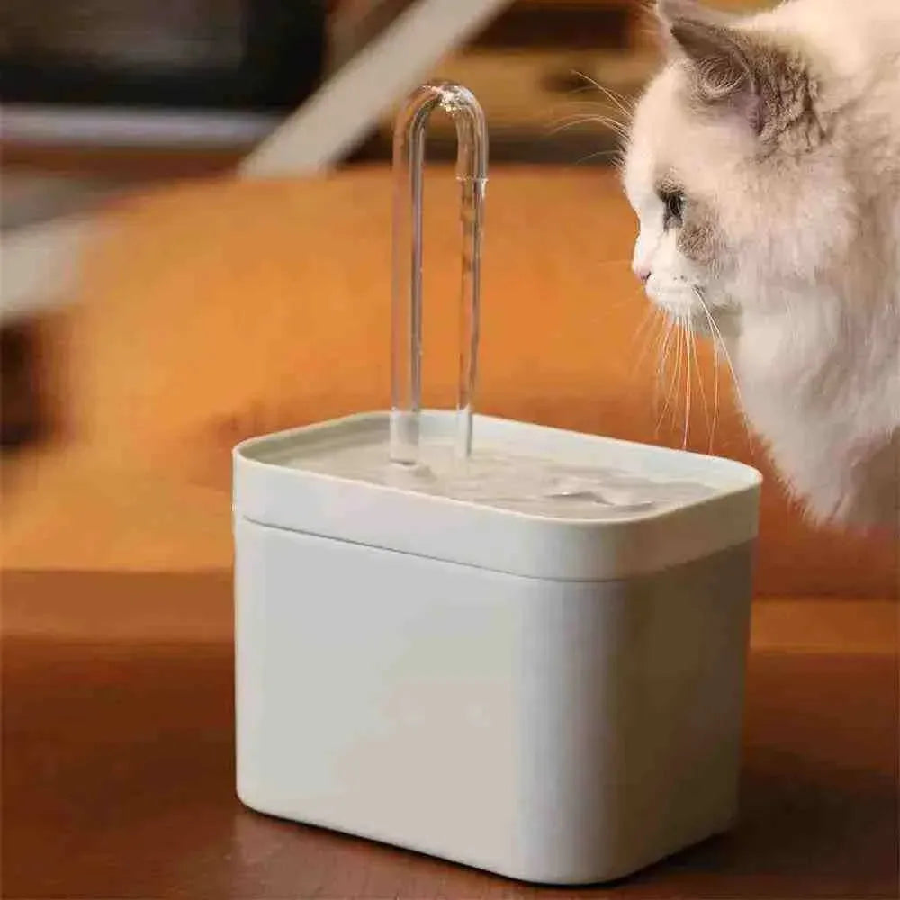 Fonte de Água Automática de 1,5L para Gatos | 110V-220V - Mundo Animalito