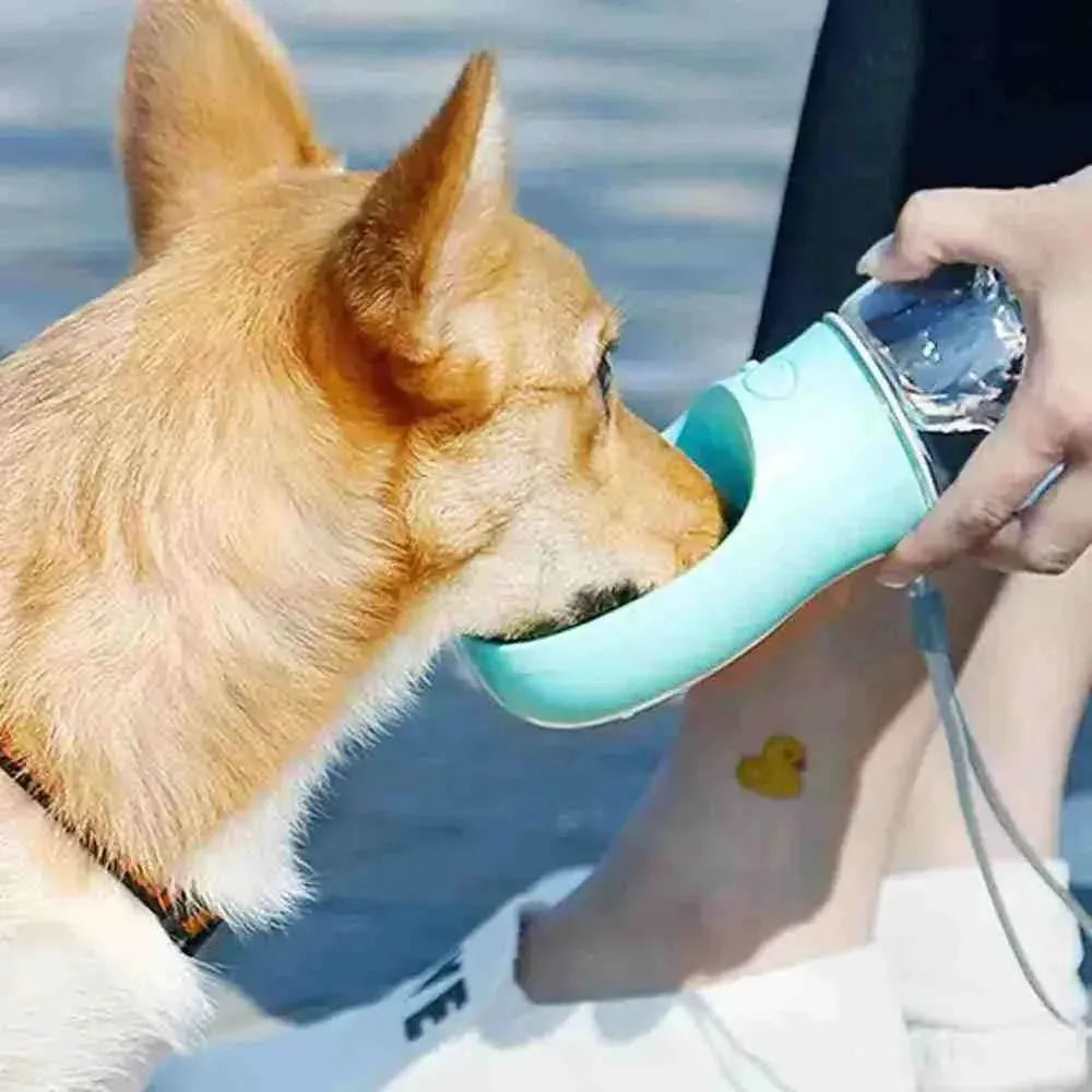 Garrafa De Água Portátil Para Pet - Mundo Animalito