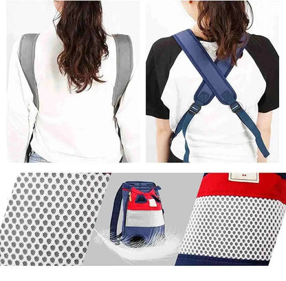 Mochila Canguru de Transporte para Cachorros e Gatos até 12 Kg - Mundo Animalito