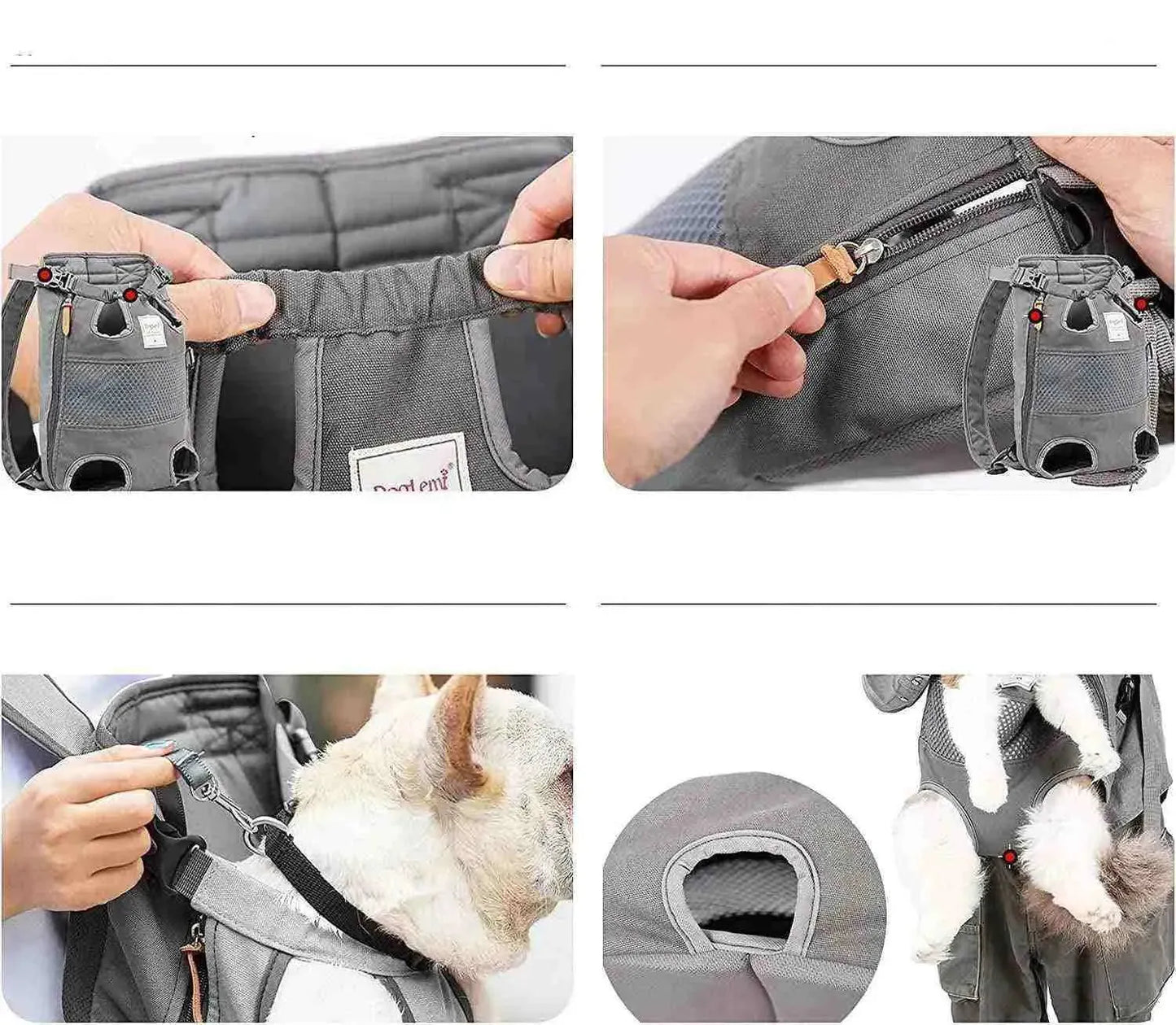 Mochila Canguru de Transporte para Cachorros e Gatos até 12 Kg - Mundo Animalito