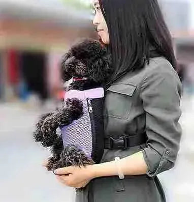 Mochila Canguru para Transporte de Cachorro - Mundo Animalito