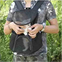 Mochila de Transporte Respirável para Cães e Gatos | Mundo Animalito - Mundo Animalito