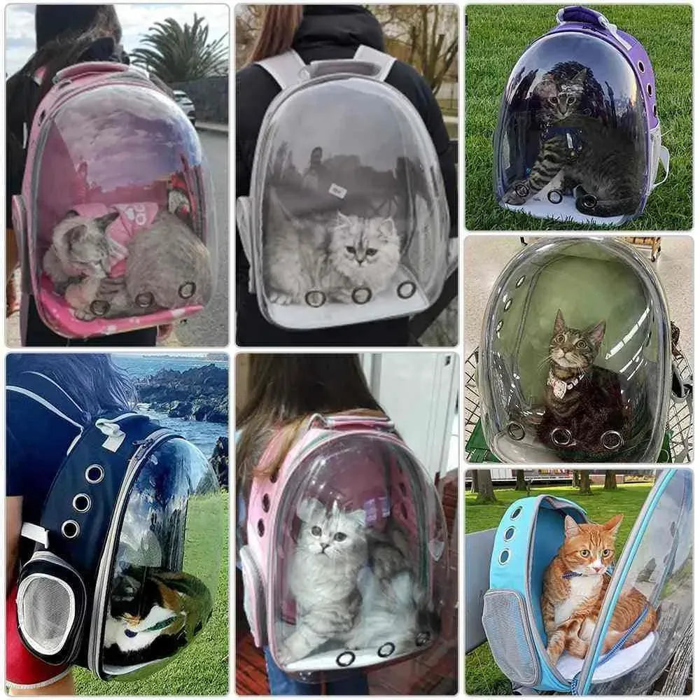 Mochila Pet Astronauta de Acrílico com Visão Panorâmica - Mundo Animalito