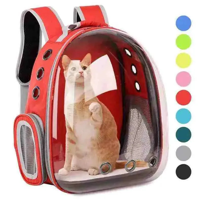 Mochila Pet Astronauta de Acrílico com Visão Panorâmica - Mundo Animalito