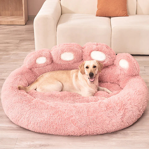 Cama Nuvem Para Pets com 4 Patas Lavável Calmante e Anti Ansiedade