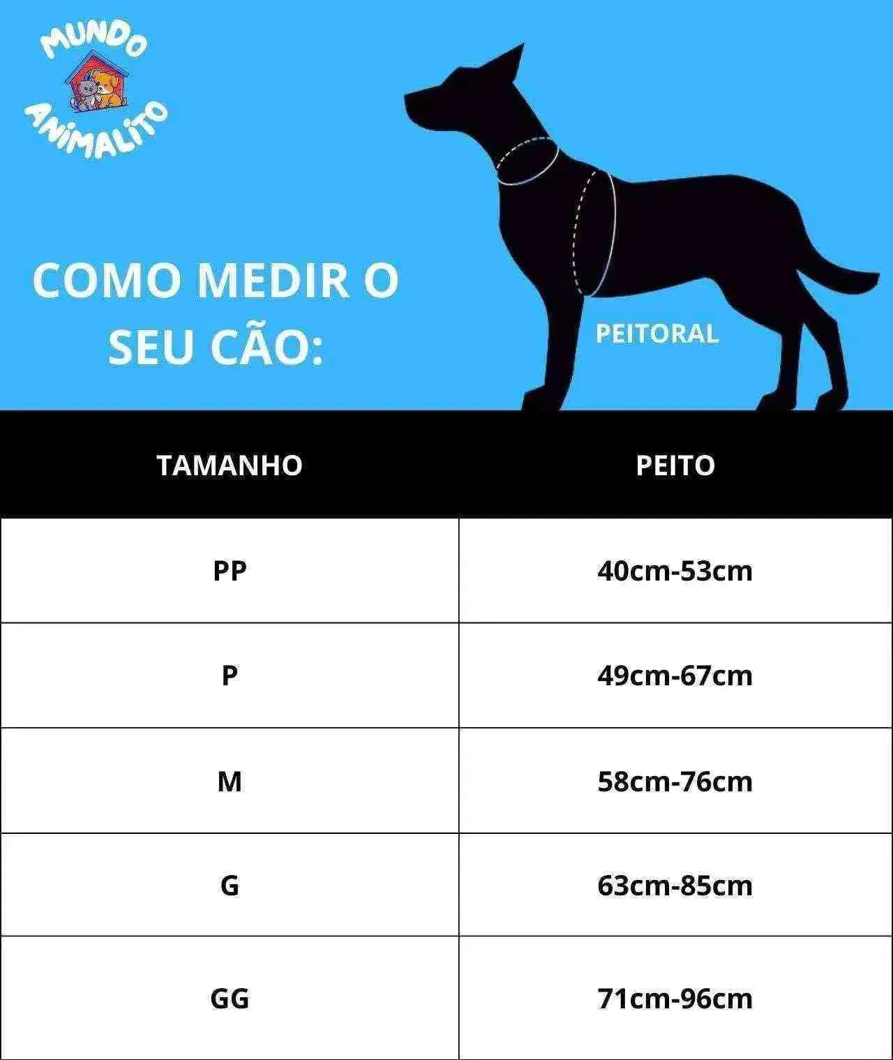 Peitoral para Cachorros Anti Puxão - True Love 1 - Mundo Animalito