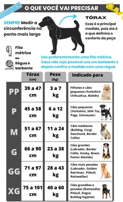 Peitoral Personalizado para Cachorros com 2 Tags - Mundo Animalito
