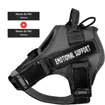 Peitoral Personalizado para Cachorros com 2 Tags - Mundo Animalito