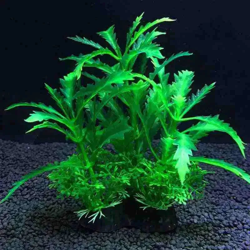 Plantas Artificiais para Decoração de Aquário para Peixes - 12 Tipos - Mundo Animalito