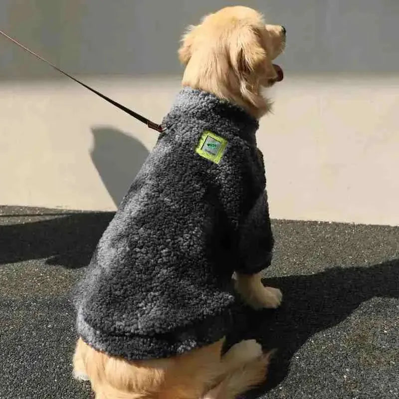 Roupa de Frio de Lã de Cordeiro para Cachorros - Mundo Animalito