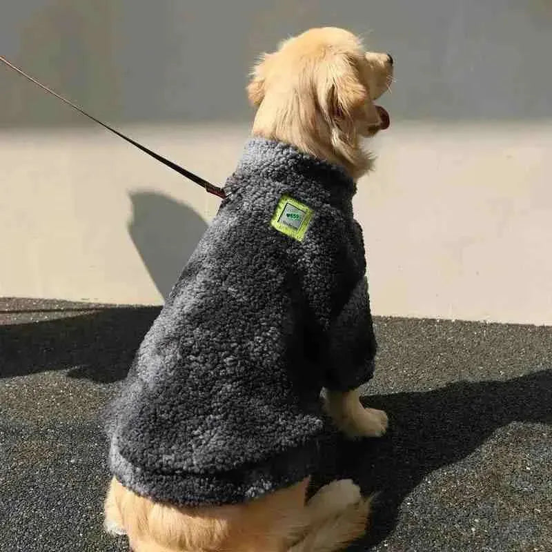 Roupa de Frio de Lã de Cordeiro para Cachorros - Mundo Animalito