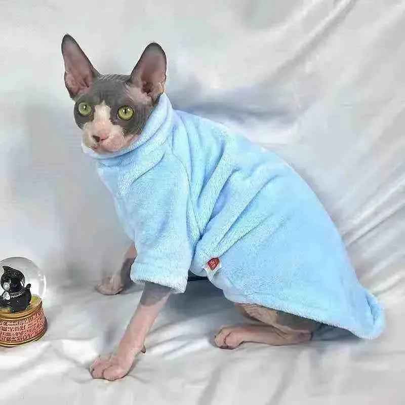 Roupa de Frio para Gatos | Moletom de Inverno para Gatos - Mundo Animalito