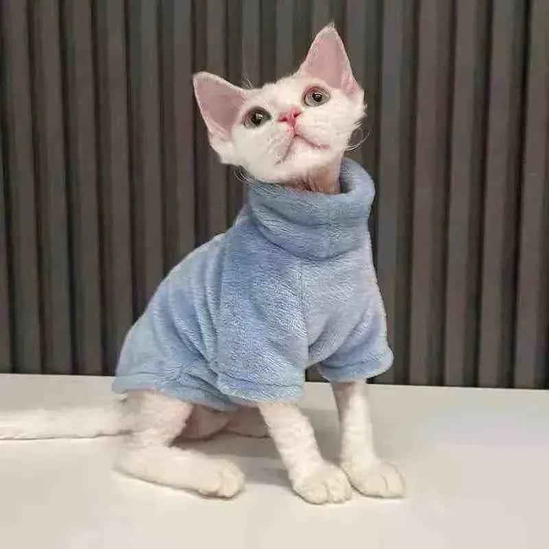 Roupa de Frio para Gatos | Moletom de Inverno para Gatos - Mundo Animalito