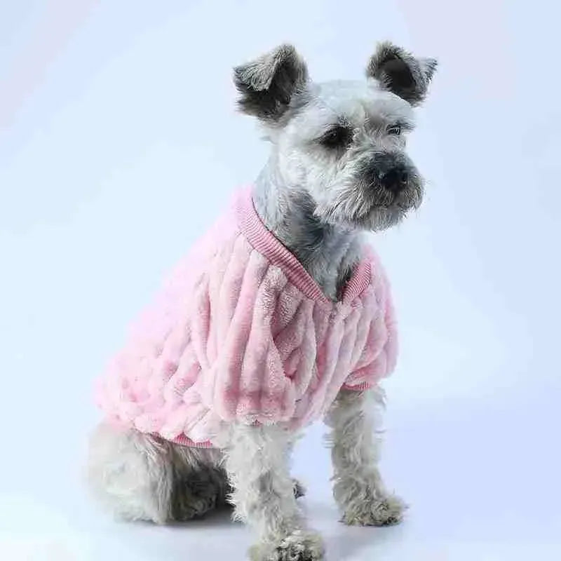 Roupa De Frio Para Pets Em Pelúcia - Mundo Animalito