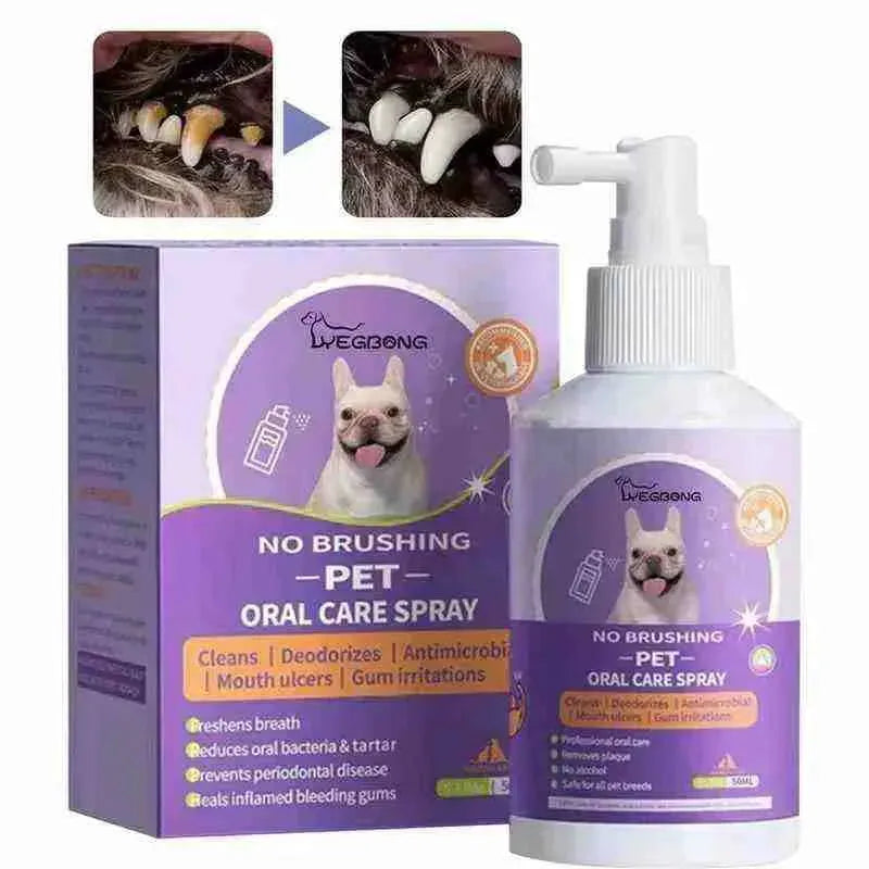 Spray de Limpeza Bucal para Pets - Remoção de Bactérias - Mundo Animalito