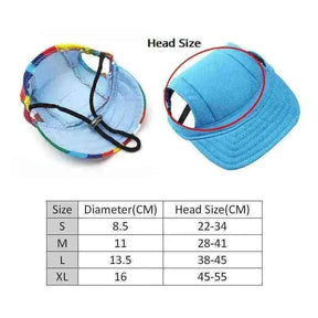 Summer Pet Dog Hat Cap Outdoor Dog Baseball Cap Canvas Small Dog Sunscreen Accessories - Mundo Animalito
