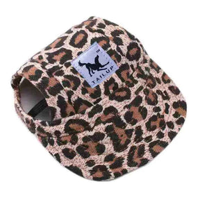 Summer Pet Dog Hat Cap Outdoor Dog Baseball Cap Canvas Small Dog Sunscreen Accessories - Mundo Animalito