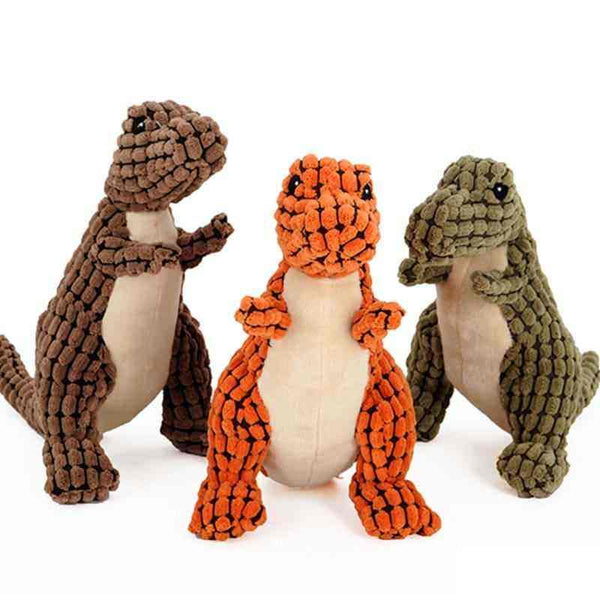 Brinquedo Dinossauro de Pelúcia para Cachorros - Mundo Animalito